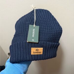 Tentree Deep Blue Knit Beanie